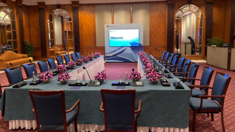 Microsoft India apuesta por las conferencias inalámbricas: así transformó su sala de reuniones con VISSONIC CLEACON V2